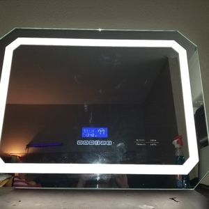 if you're looking to pamper yourself  with a good time this smart mirror is it!